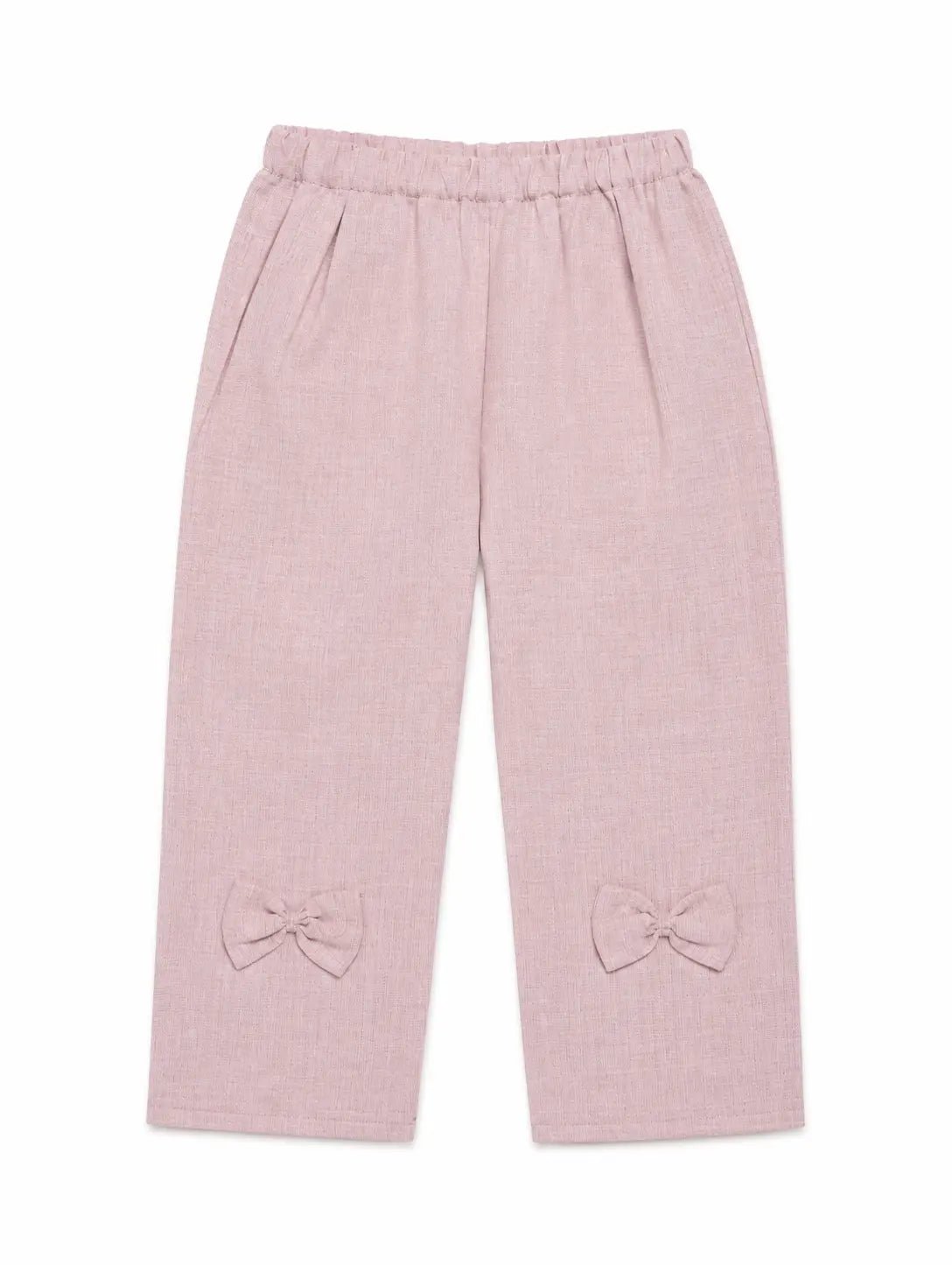 Baby Girl Bunny Embroidered Frock & Trouser Set - Mashoom Janan