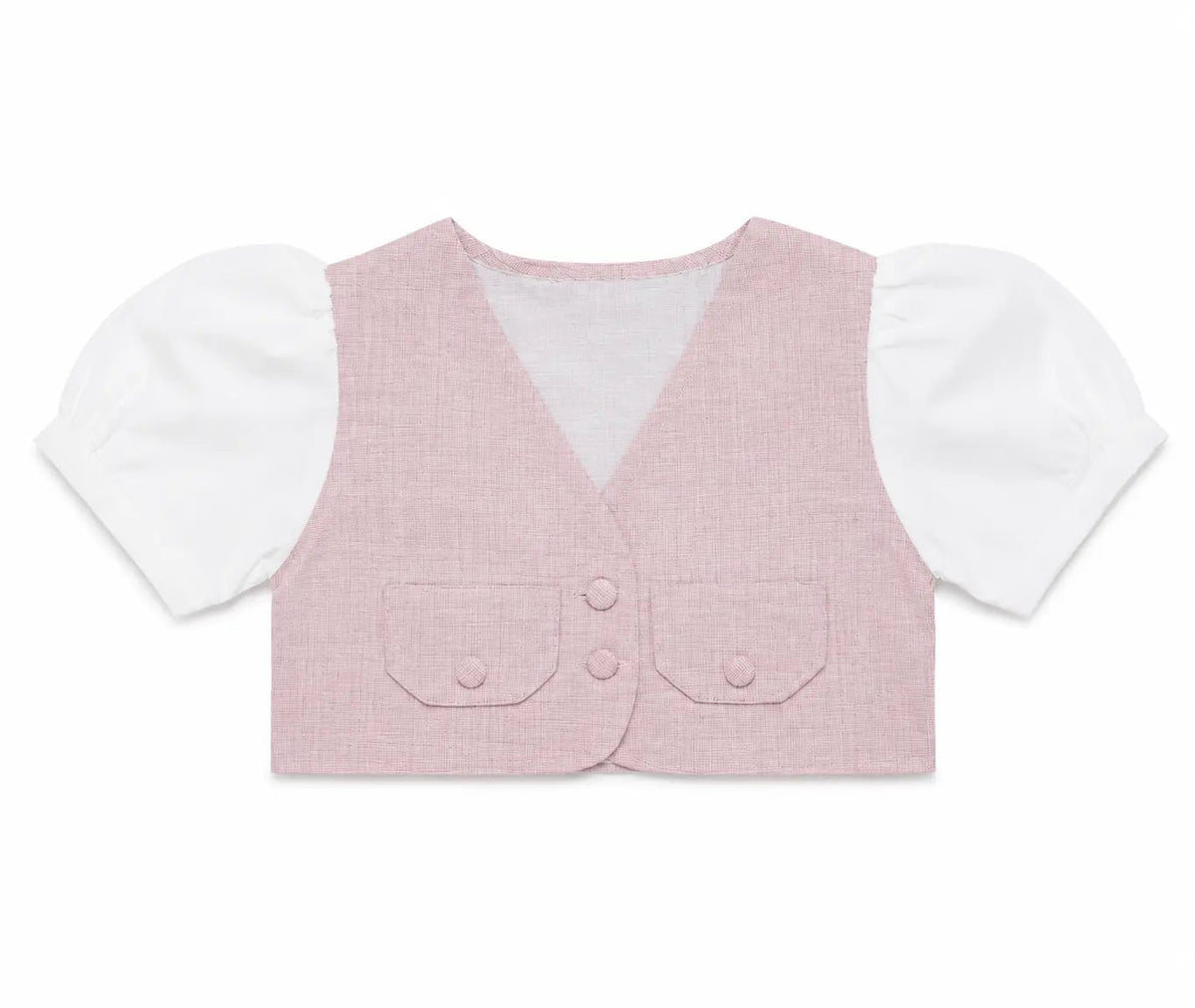 Baby Girl Bunny Embroidered Frock & Trouser Set - Mashoom Janan