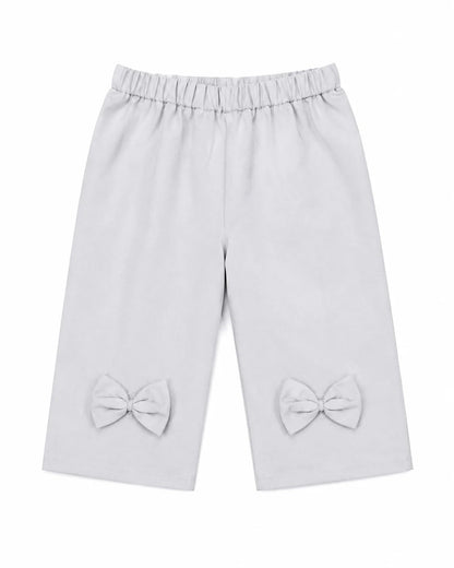 Baby Girl Bunny Embroidered Frock & Trouser Set - Mashoom Janan