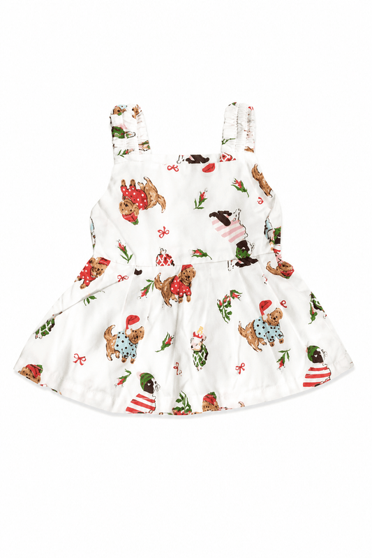 Baby Girl Happy Paws Frock - Mashoom Janan