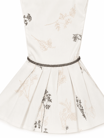 Girl's Floral Print Gharara Set - Mashoom Janan