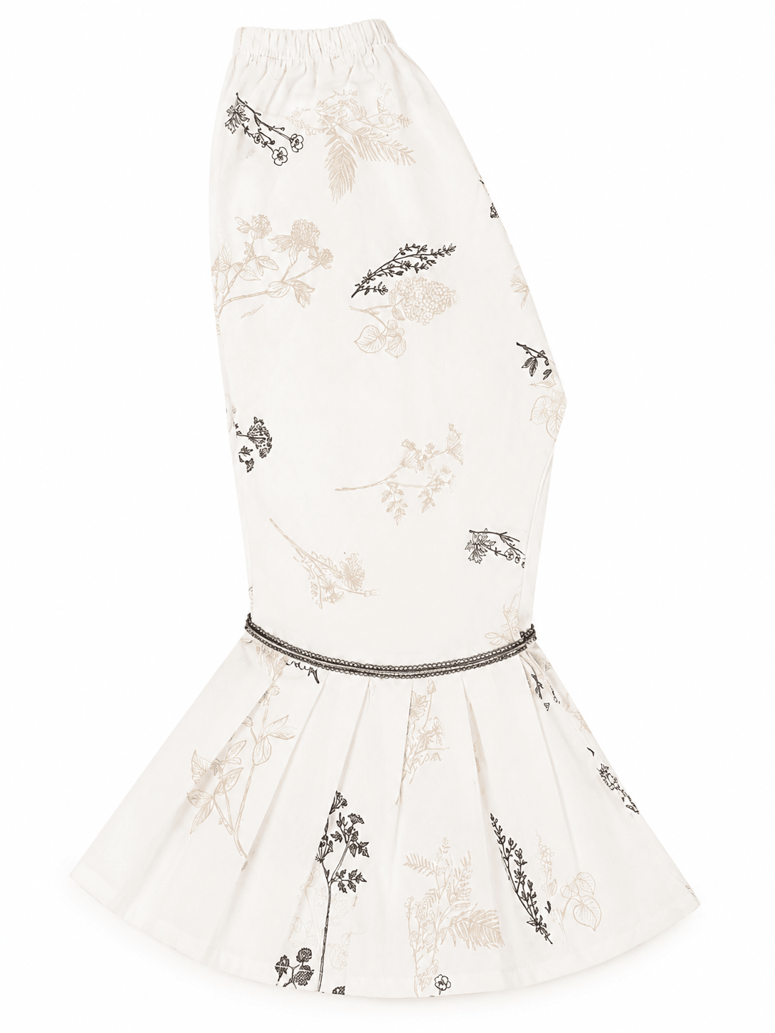 Girl's Floral Print Gharara Set - Mashoom Janan