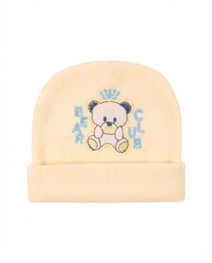 Newborn Baby Luxury Complete 6-Piece Gift Set with Hooded Wrapper (Teddy Bear) - Mashoom Janan