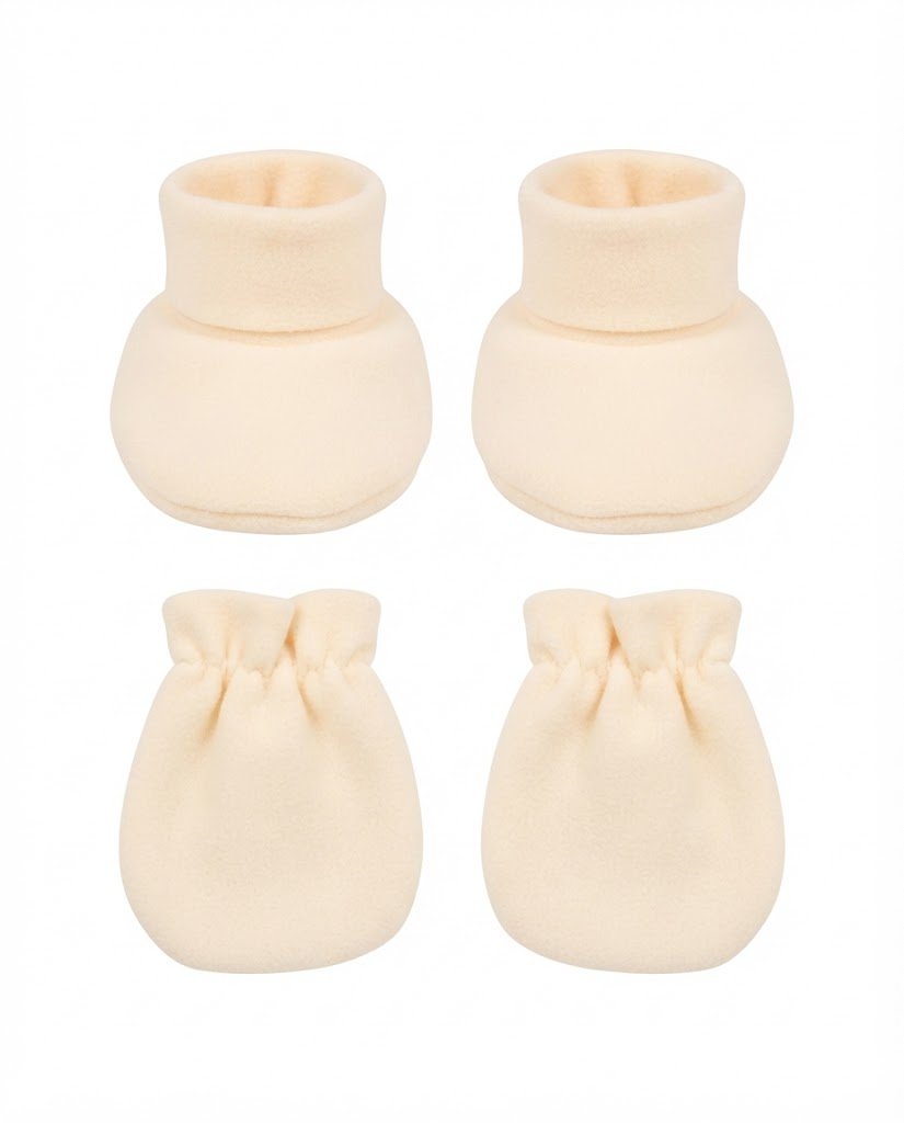 Newborn Baby Luxury Complete 6-Piece Gift Set with Hooded Wrapper (Teddy Bear) - Mashoom Janan