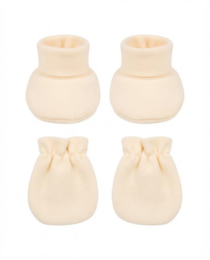Newborn Baby Luxury Complete 6-Piece Gift Set with Hooded Wrapper (Teddy Bear) - Mashoom Janan