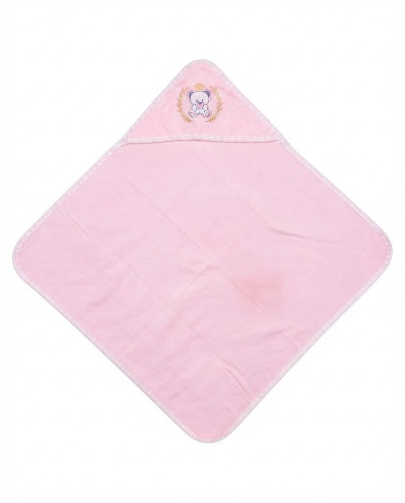 Newborn Baby Luxury Complete 6-Piece Gift Set with Hooded Wrapper (Teddy Bear) - Mashoom Janan