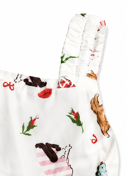 Baby Girl Happy Paws Frock