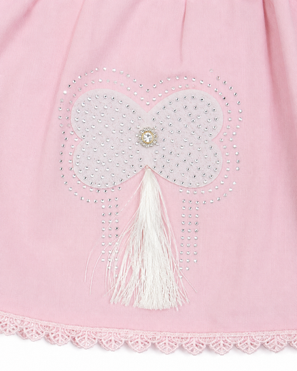 Baby Girl Festive Ethnic Co-ord – Pastel Embroidered