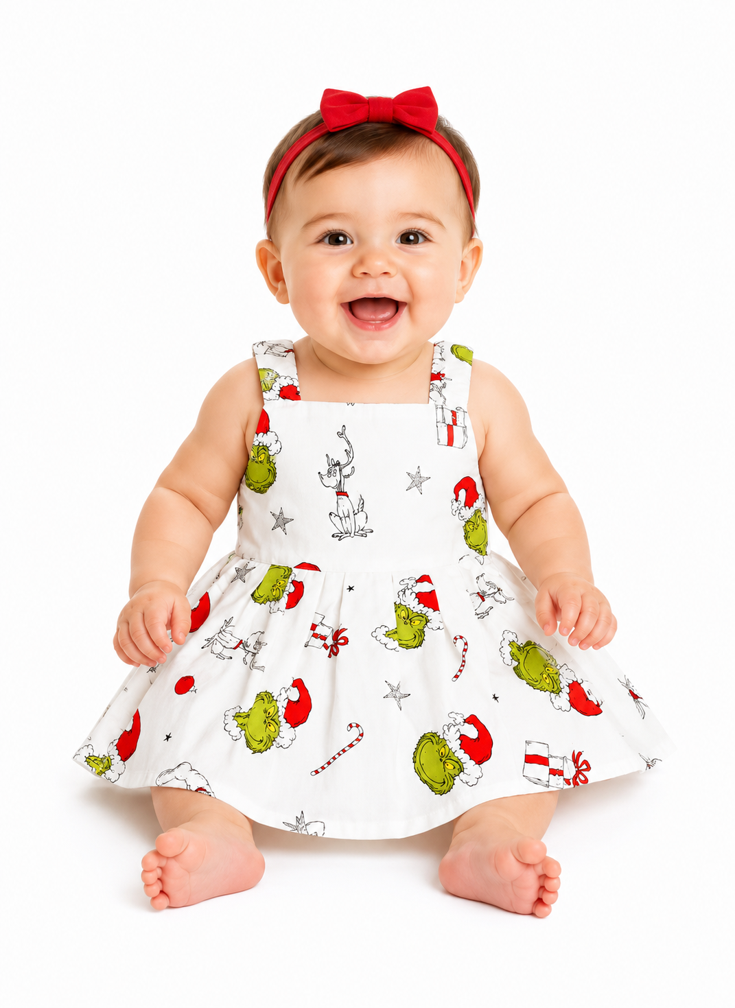 Baby Girl Grinchy Cute Frock